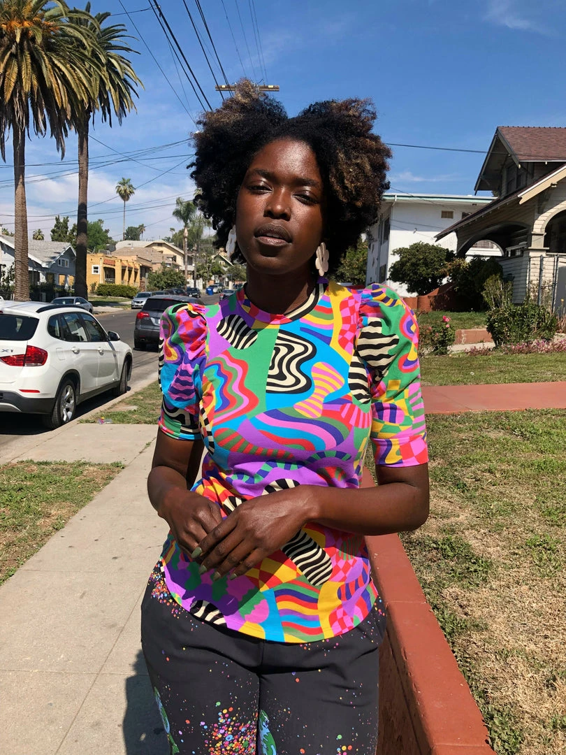 Lucinda's New Party Time Puff Sleeve Top By Nooworks 3 Lucinda's New Party Time Puff Sleeve Top By Nooworks