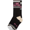 Lucinda's Wichita I Shit Glitter Socks