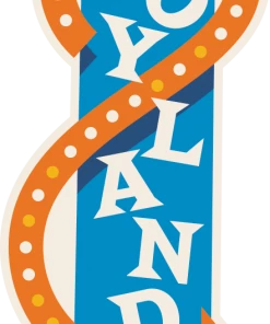 Lucinda's Joyland Sticker Wichita And Kansas Merch