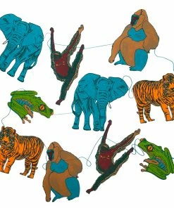 Lucinda's Jungle Animal Garland New