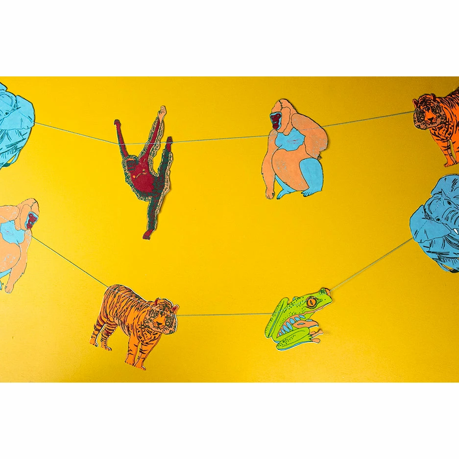 Lucinda's Jungle Animal Garland New 7 Lucinda's Jungle Animal Garland New