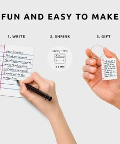 Lucinda's Little Letter Shrink Key Chain Kit