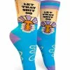 Lucinda's Let That Shit Go Women's Crew Socks New