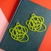 Lucinda's Lime Green Statement Earrings New 2 Lucinda's Lime Green Statement Earrings New
