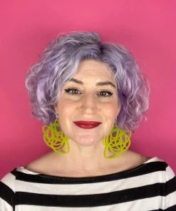 Lucinda's Lime Green Statement Earrings New