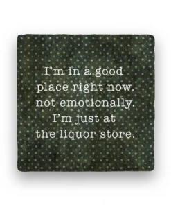 Lucinda's Wichita Liquor Store Coaster