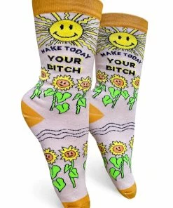 Lucinda's Make Today Your Bitch Women's Crew Socks New