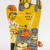 Lucinda's Man With A Pan Oven Mitt Father's Day