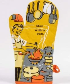 Lucinda's Man With A Pan Oven Mitt Father's Day