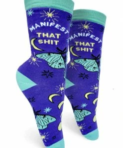 Lucinda's Manifest That Ish Women's Crew Socks