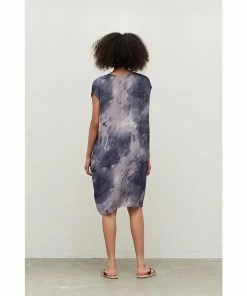 Lucinda's Midnight Tie Dye Boxy Dress