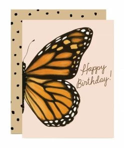 Lucinda's New Monarch Birthday Card