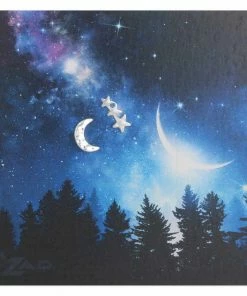 Lucinda's New Moon And Stars Studs