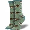 Lucinda's New Sage Moth Bamboo Socks 2 Lucinda's New Sage Moth Bamboo Socks