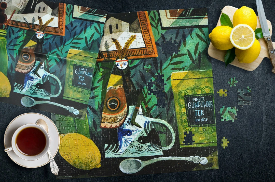 Lucinda's Moth Girl 500 Pc Puzzle New 4 Lucinda's Moth Girl 500 Pc Puzzle New