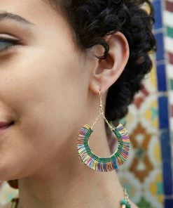 Lucinda's Multi Fringe Earrings New