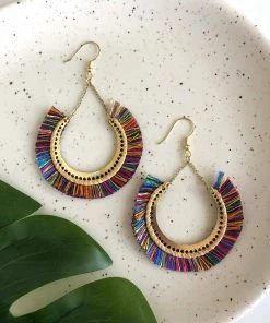 Lucinda's Multi Fringe Earrings New