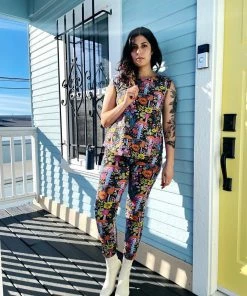 Lucinda's Magical Mushroom Leggings By Nooworks New