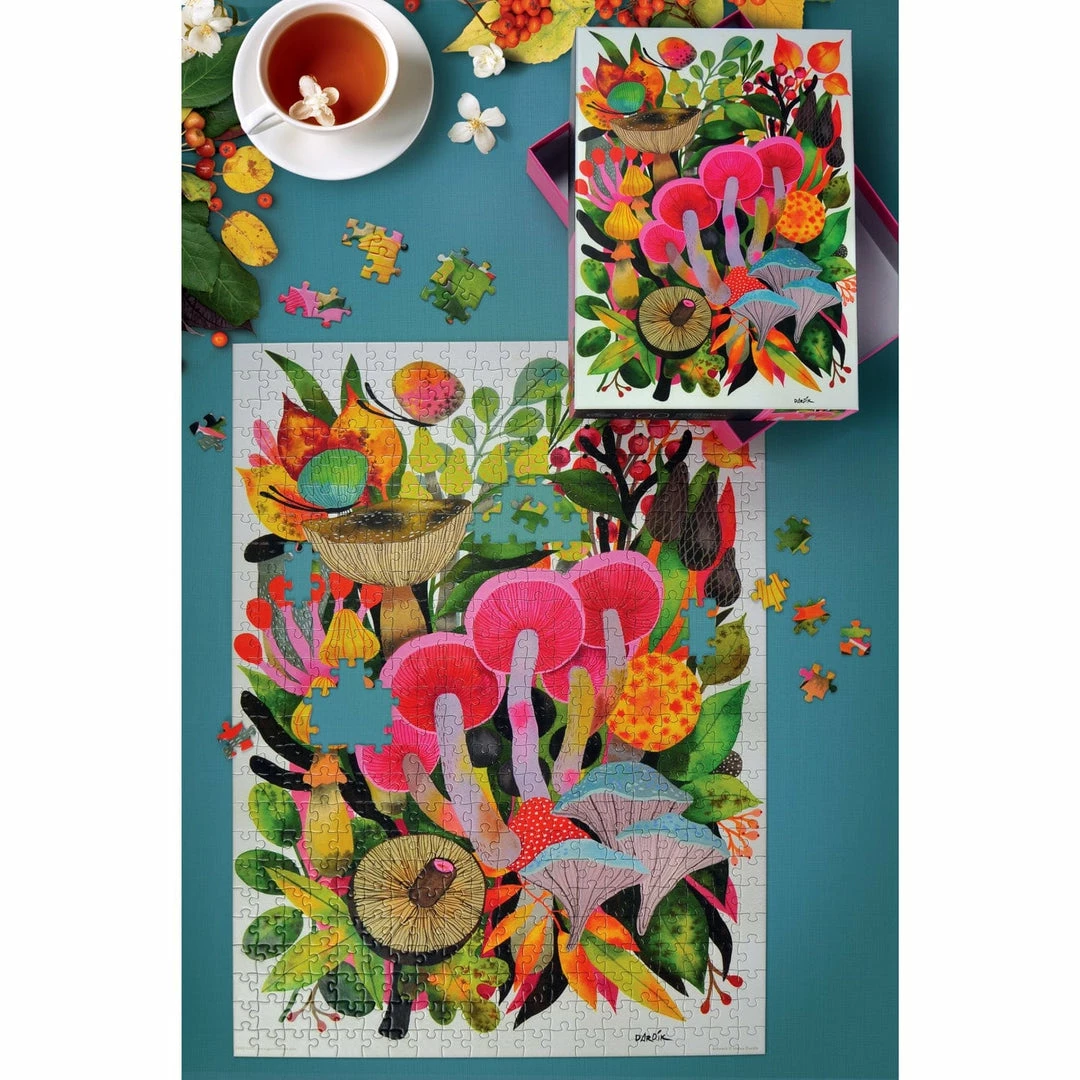 Lucinda's Mushroom Toomuchery 500 Pc Puzzle New 4 Lucinda's Mushroom Toomuchery 500 Pc Puzzle New