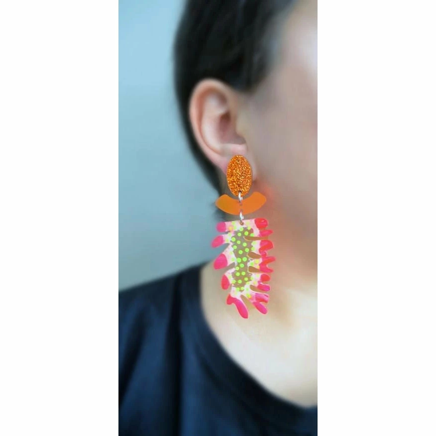 Lucinda's Abstract Plant Earrings 5 Lucinda's Abstract Plant Earrings