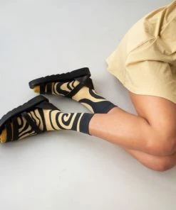 Lucinda's Night Spiral Socks New