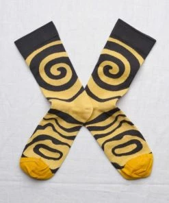Lucinda's Night Spiral Socks New