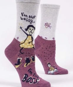 Lucinda's Wichita Gifts I'm Not Bossy Women's Socks