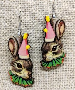Lucinda's Spring Party Bunny Earrings