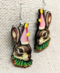 Lucinda's Spring Party Bunny Earrings