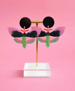 Lucinda's Pastel & Black Butterfly Earrings New 10 Lucinda's Pastel & Black Butterfly Earrings New