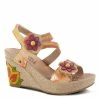 Lucinda's Peach Karnit Wedge New 1 Lucinda's Peach Karnit Wedge New