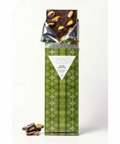 Lucinda's New Salted Pistachio Dark Chocolate Bar