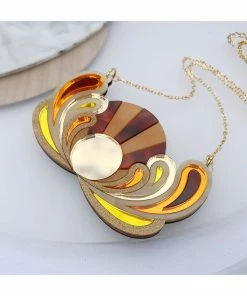 Lucinda's Psychedelic Sunrise Necklace New