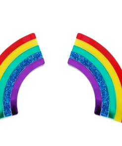 Lucinda's New XL Rainbow Earrings