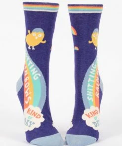 Lucinda's Wichita Shitting Rainbows Women's Socks New
