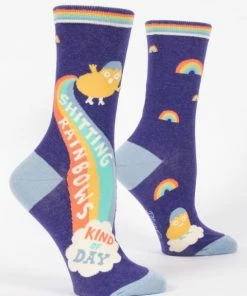 Lucinda's Wichita Shitting Rainbows Women's Socks New