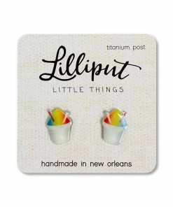 Lucinda's New Rainbow Snoball Earrings