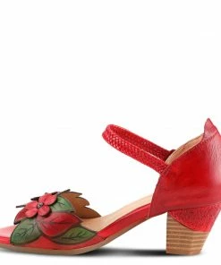 Lucinda's Red Compelling Sandal