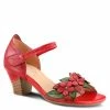 Lucinda's Red Compelling Sandal