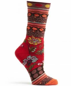 Lucinda's Red Fille Socks