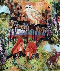 Lucinda's Forest Animals Skater Dress New