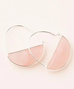Lucinda's Rose Quartz Earrings New
