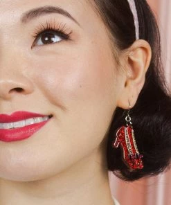 Lucinda's Ruby Slippers Earrings By Erstwilder New