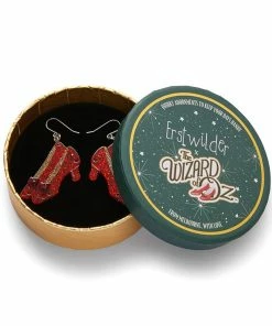 Lucinda's Ruby Slippers Earrings By Erstwilder New