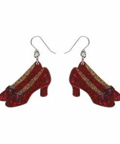 Lucinda's Ruby Slippers Earrings By Erstwilder New
