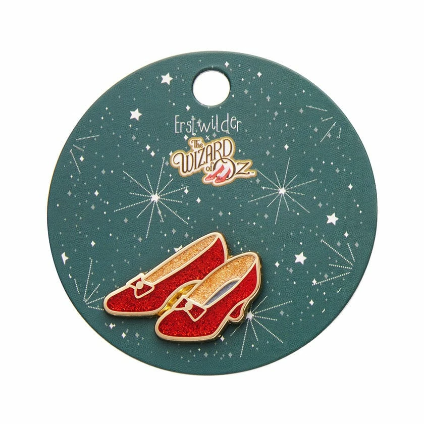 Lucinda's New Ruby Slippers Enamel Pin By Erstwilder 6 Lucinda's New Ruby Slippers Enamel Pin By Erstwilder
