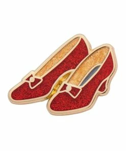 Lucinda's New Ruby Slippers Enamel Pin By Erstwilder