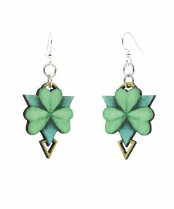 Lucinda's Geo Shamrock Earrings New
