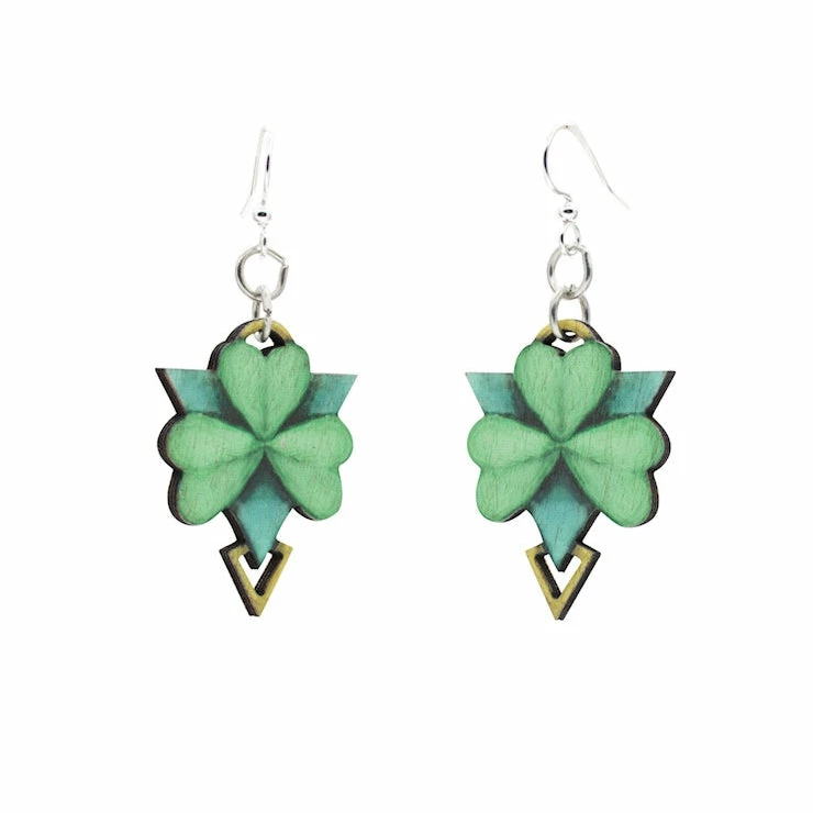 Lucinda's Geo Shamrock Earrings New 3 Lucinda's Geo Shamrock Earrings New