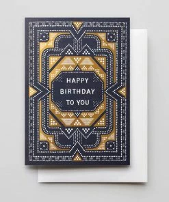 Lucinda's Sashiko Birthday Card New